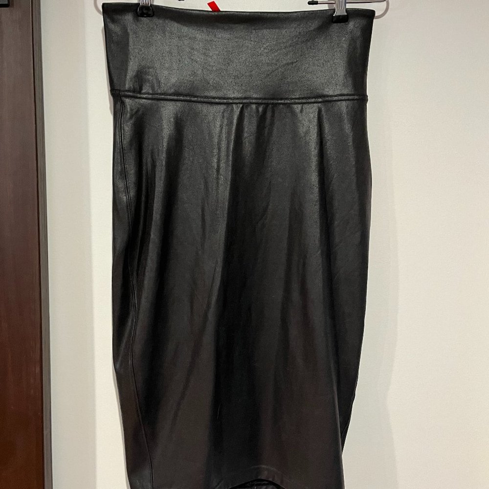 SPANX FAUX Leather Pencil Skirt